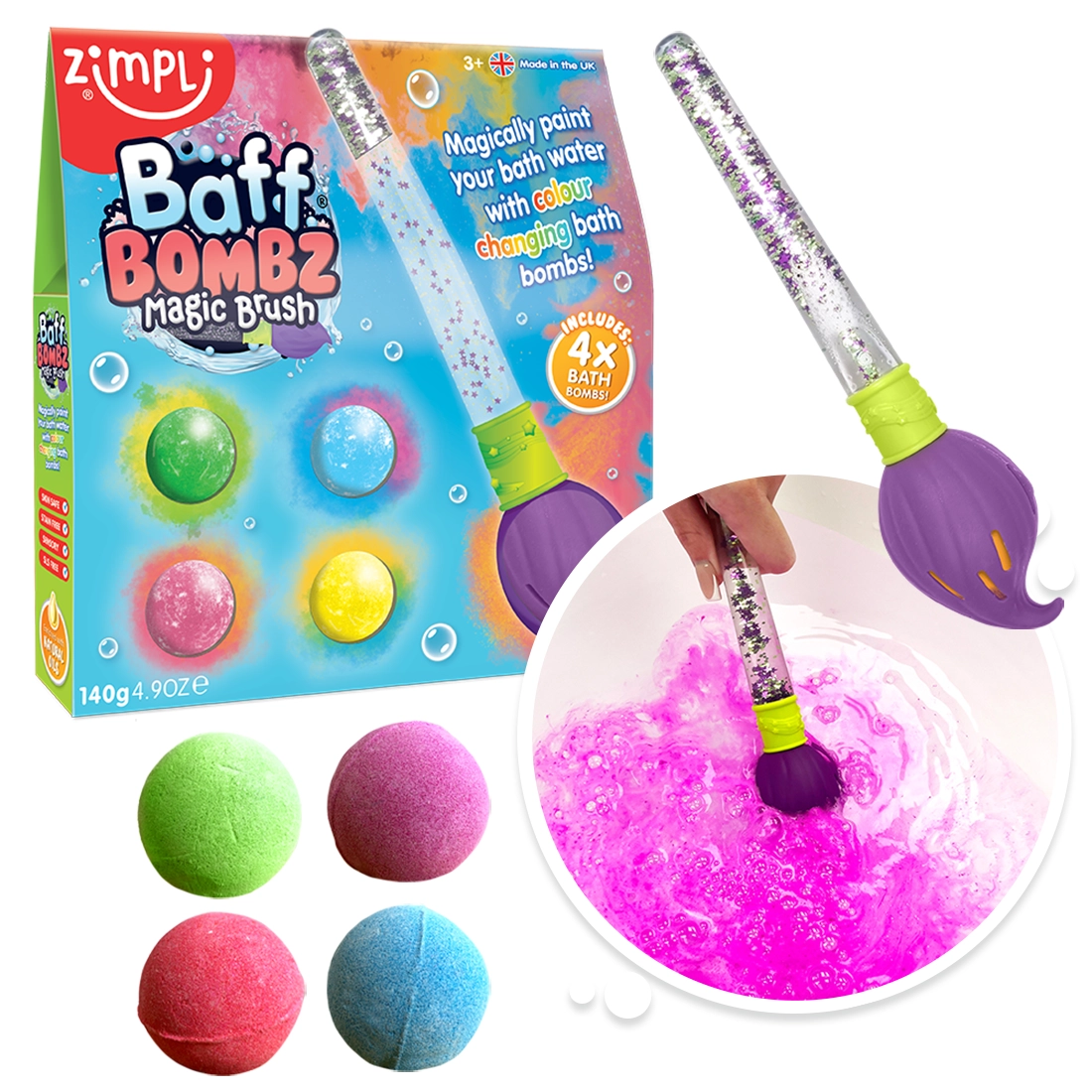 Zimpli Baff Bombz Magic Brush
