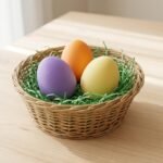 Vulbare paaseieren mandje