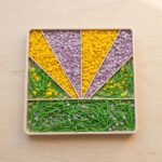 Landschap vulvorm bloemen