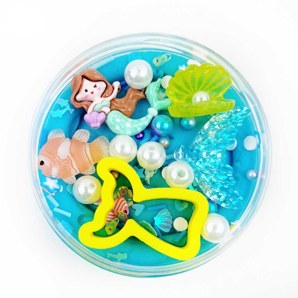 Mermaid suprise pot invitation to imagine